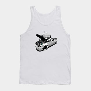 Silver Gray R34 GTR Skyline Tank Top